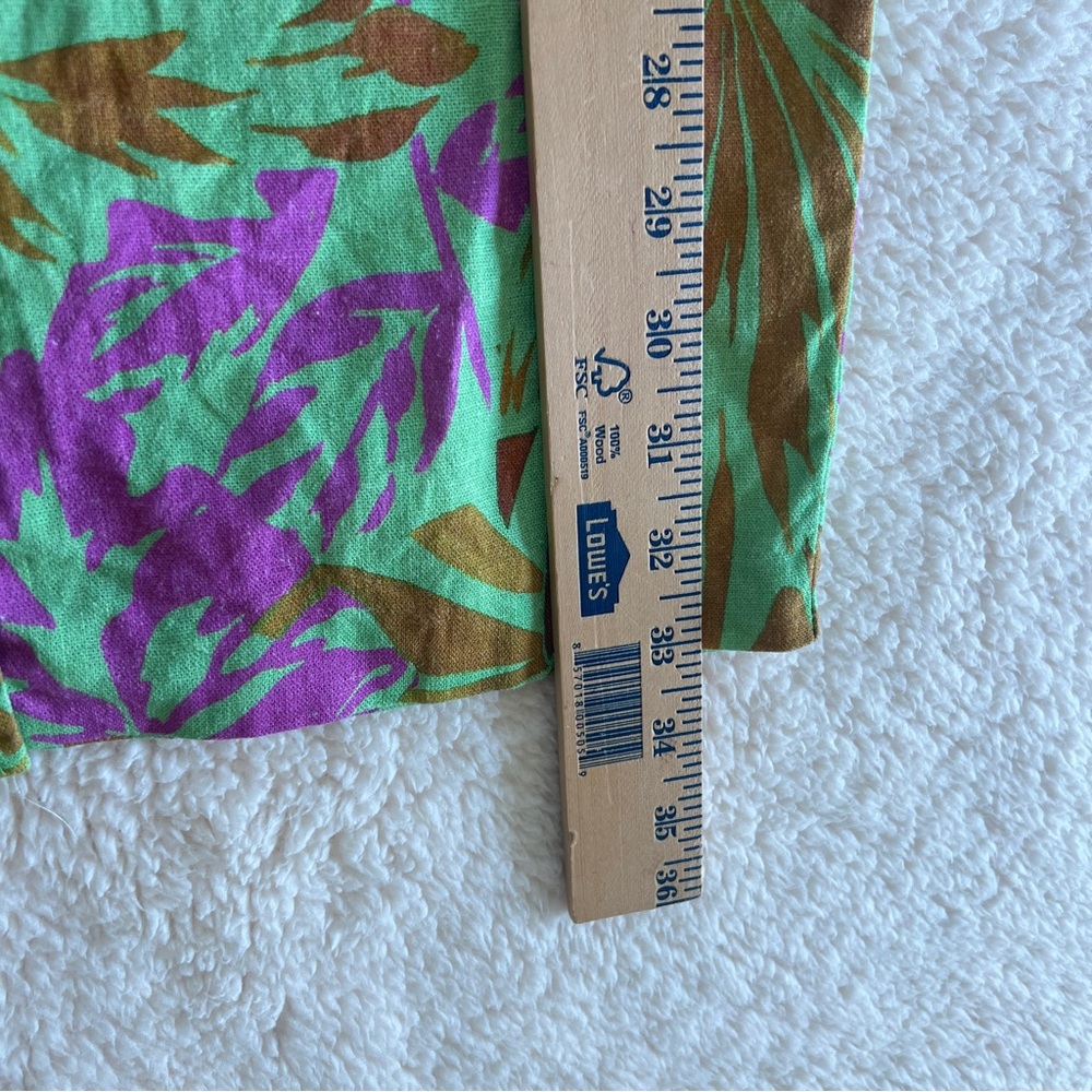 Zara Maxi Skirt Cover Up Tropical Print Linen Blend Womens Size XS NWT - Picture 10 of 11